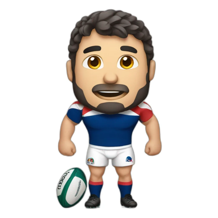 A rugbyman french sticker