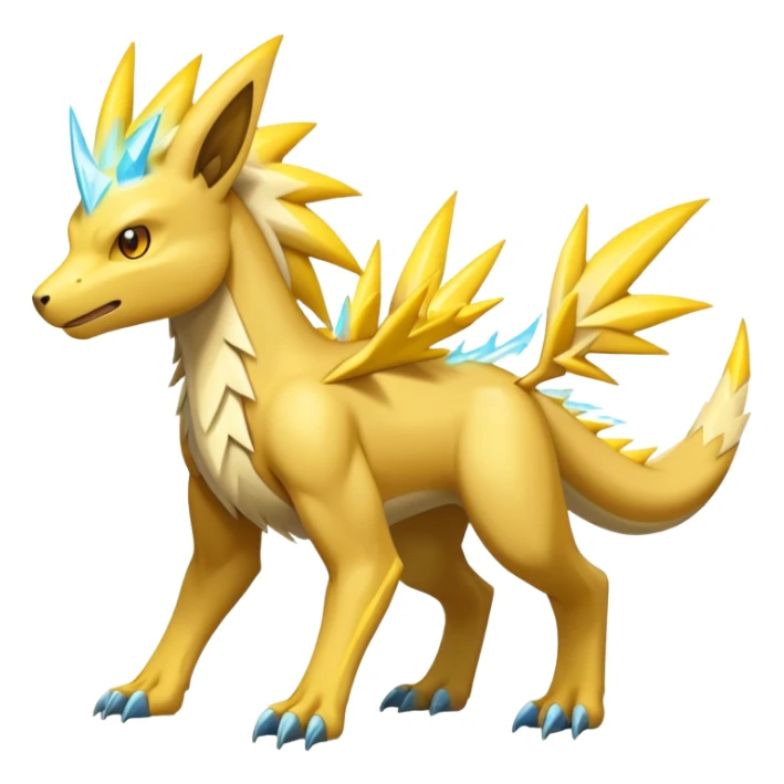 Manectric-Electrike-Fakémon-hybrid-creature (full body)  sticker