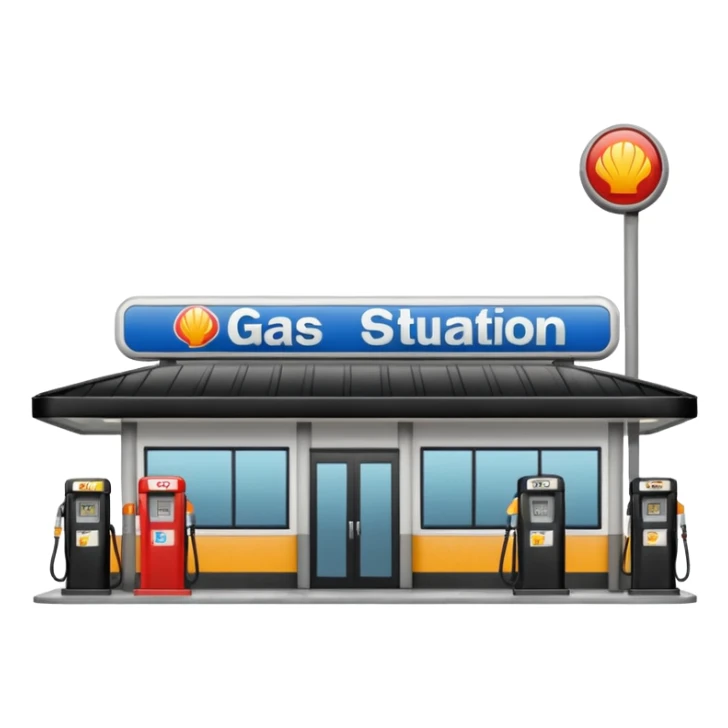 lots of gas station sticker