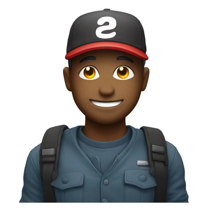 Smiley With A Cap sticker