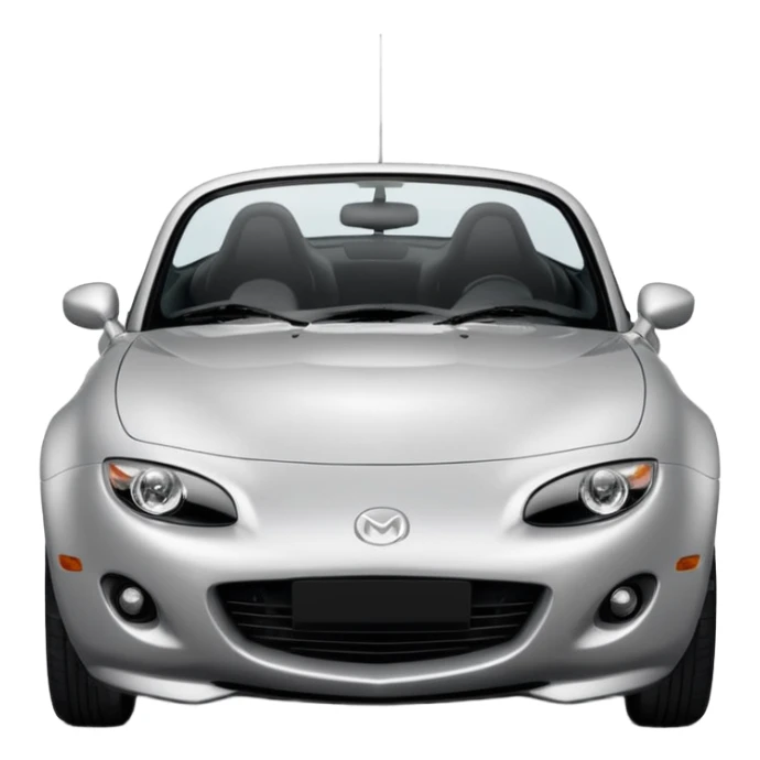 mazda mx-5 NC 2008 silver hardtop (not soft-top) (not ND) sticker
