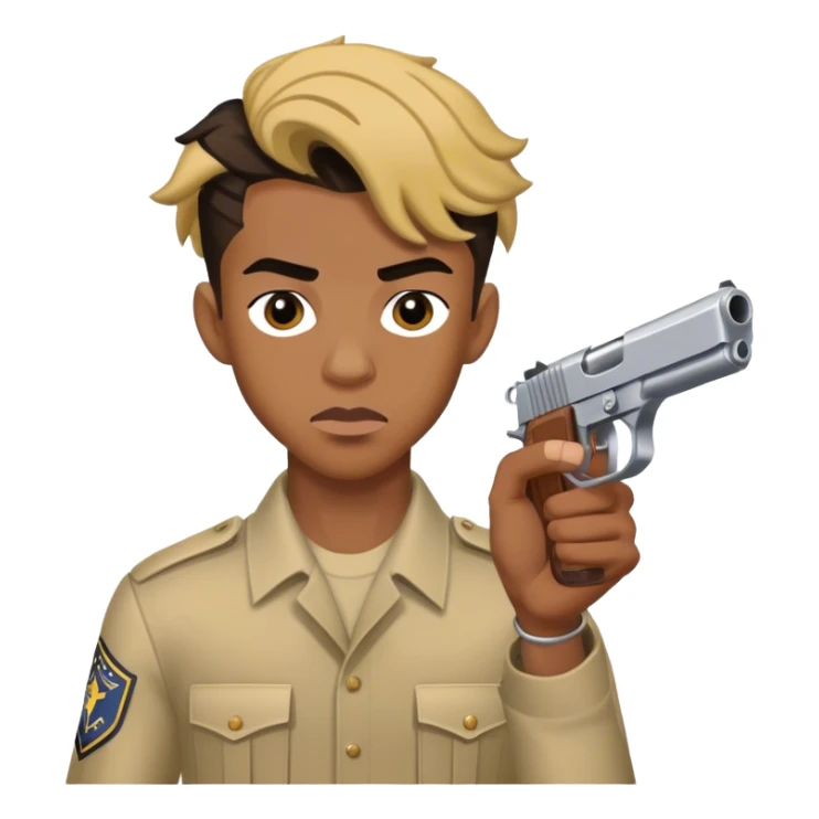 ja morant from the nba holding a high caliber handgun sticker