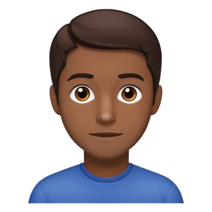 Keith Robinson with dark brown hair sticker