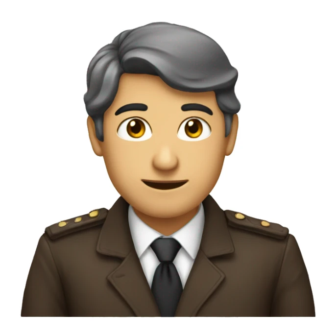 esmer ten Kahverengi saç sticker