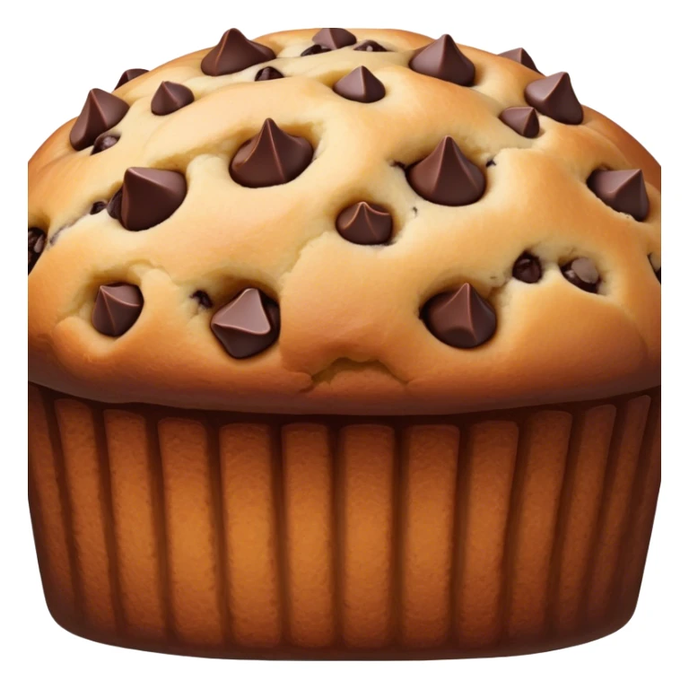 Gooey chocolate chip muffin sticker