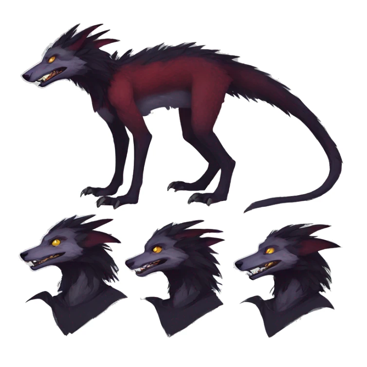 Cool Edgy Modern Vernid-Sergal species by LiLaiRa sticker