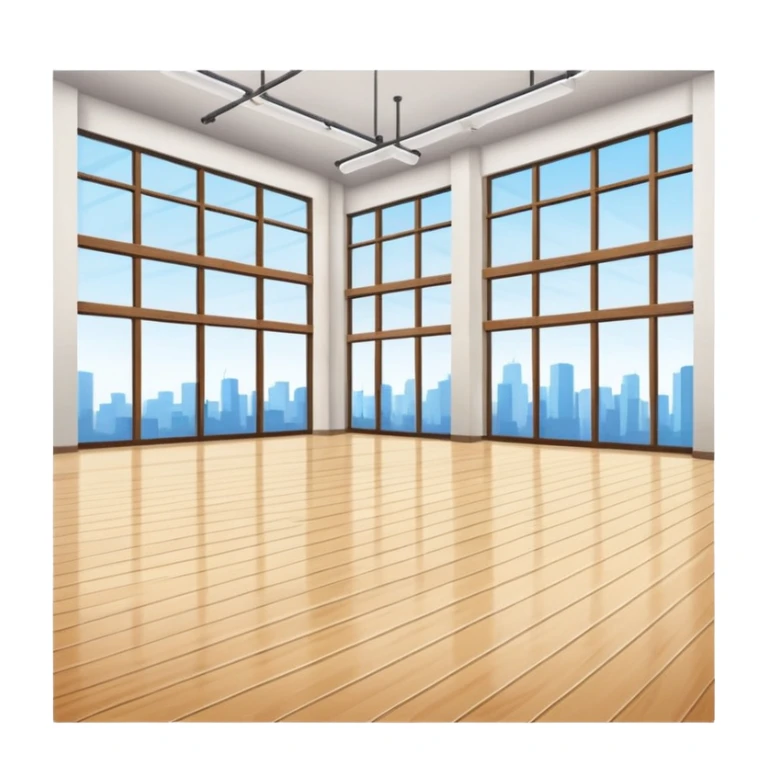 fitnesstudio  gebäude auf dem gym steht sticker