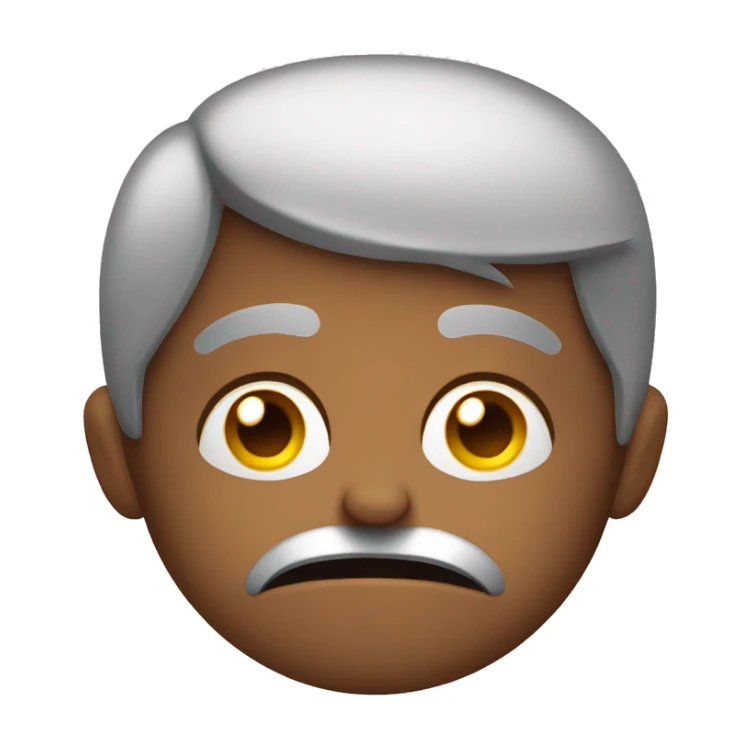 eyebrow raising emoji mixed with gasp emoji sticker