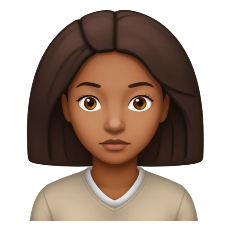 black woman mug shot sticker