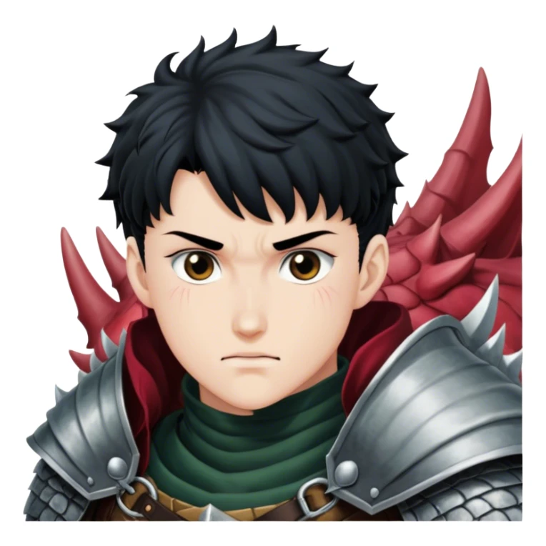 sword the dragon slayer from the Berserk manga protagonist Guts sticker