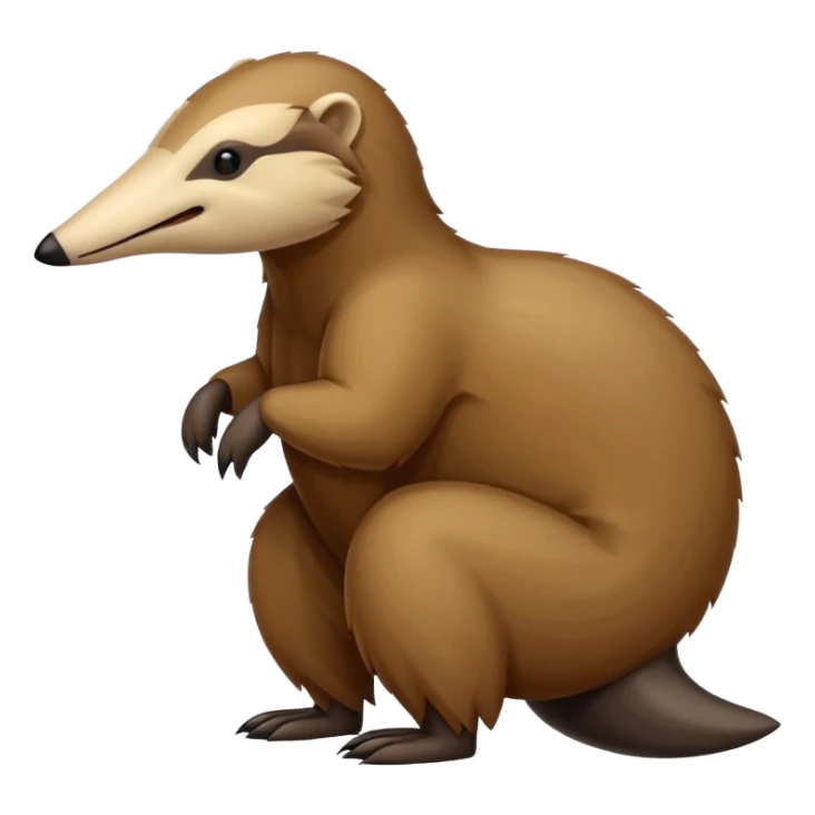 the animal is "anteater" oso hormiguero  sticker