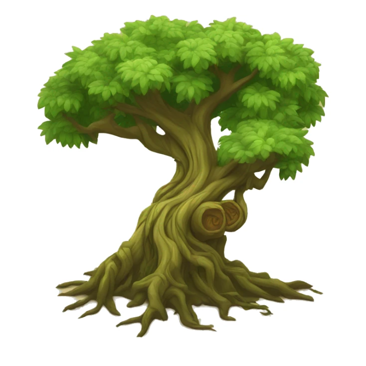 tree of life druid ent cartoon sticker