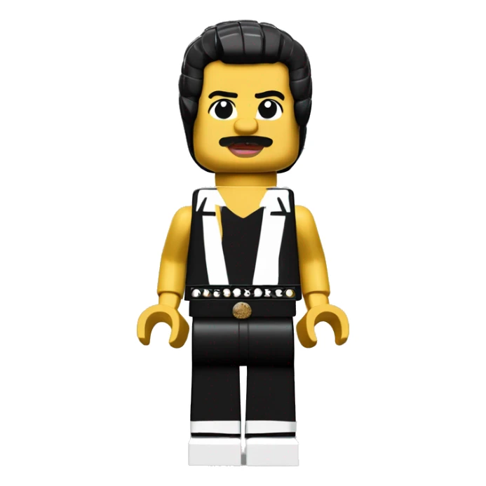 FREDDIE MERCURY lego full body sticker