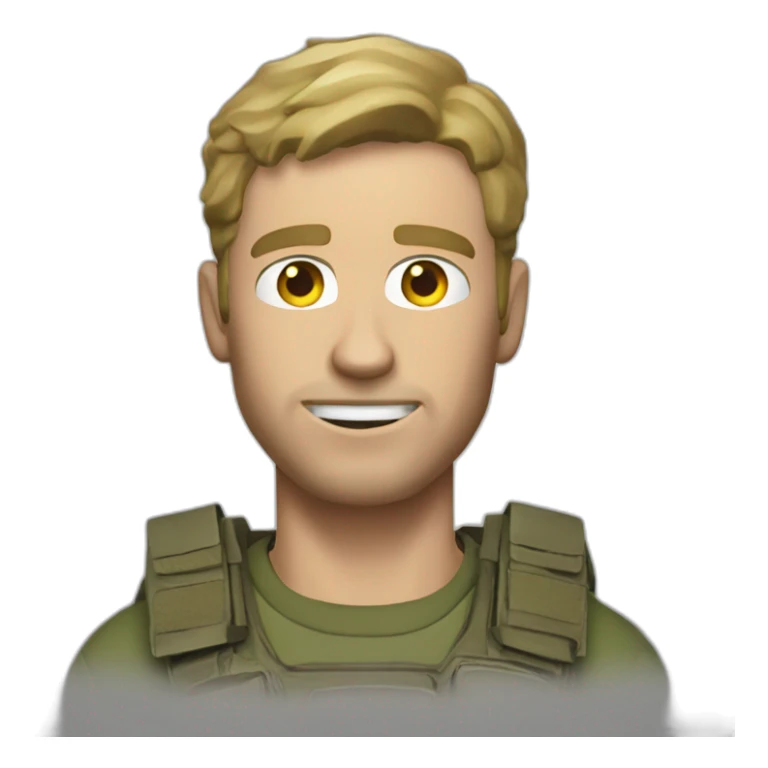 Call of Duty white guy sticker