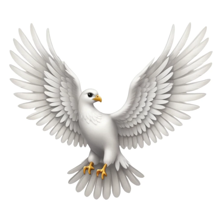 Pair of wings ,in a text copiable format sticker