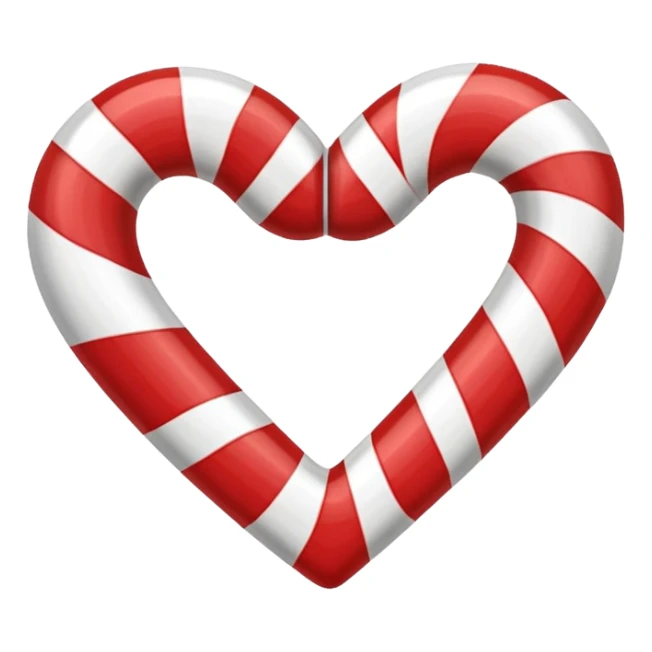 Bastoncini di zucchero a forma di cuore  sticker