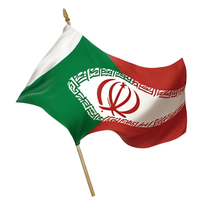 The flag of Iran during the Sassanid period sticker