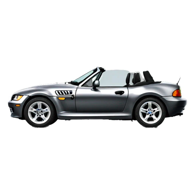 BMW Z3 2001 exterior gris negro interior  sticker