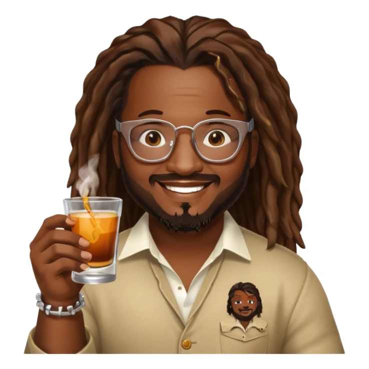 T-PAIN HOLDING A SHOTGLASS sticker