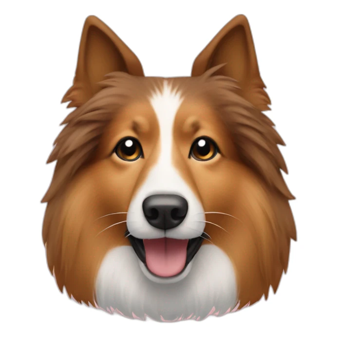 Shetland sheepdog Mask covid sticker