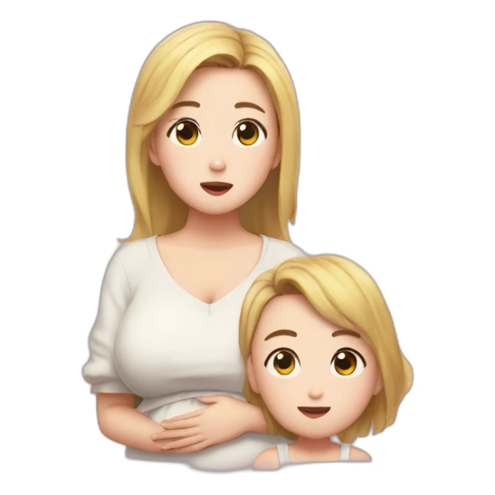 Pregnant TWICE Chaeyoung with Kanye West sticker