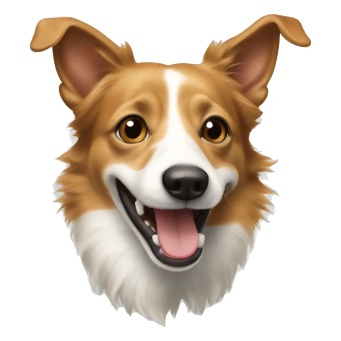 portuguese podengo with crooked teeth sticker