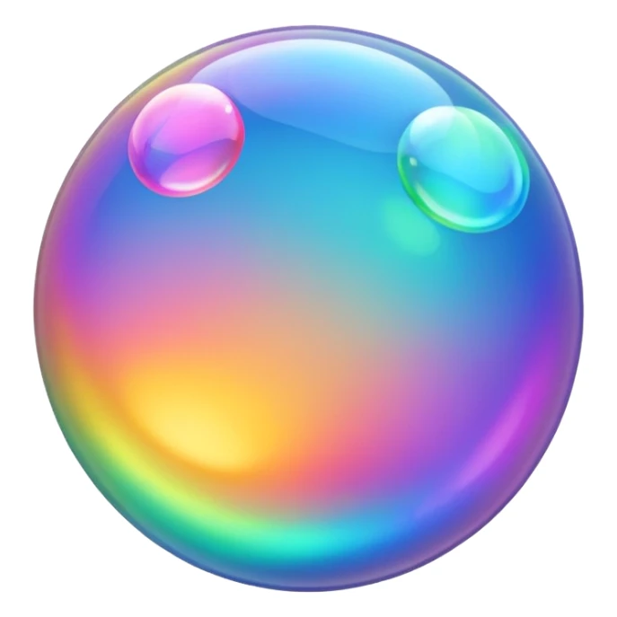 Utopia logo bubble sticker