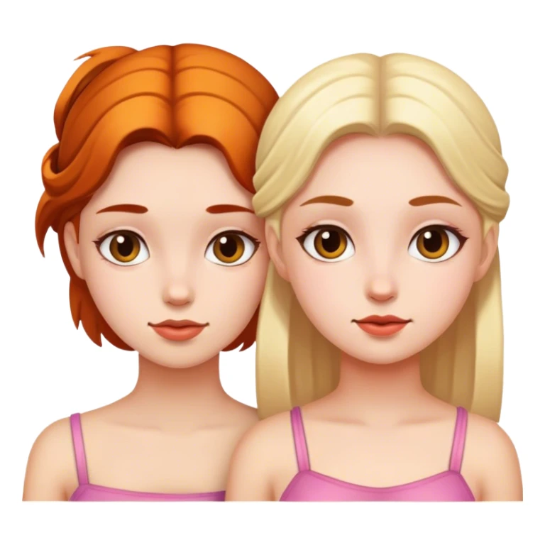 Buxom two girls sfw sticker