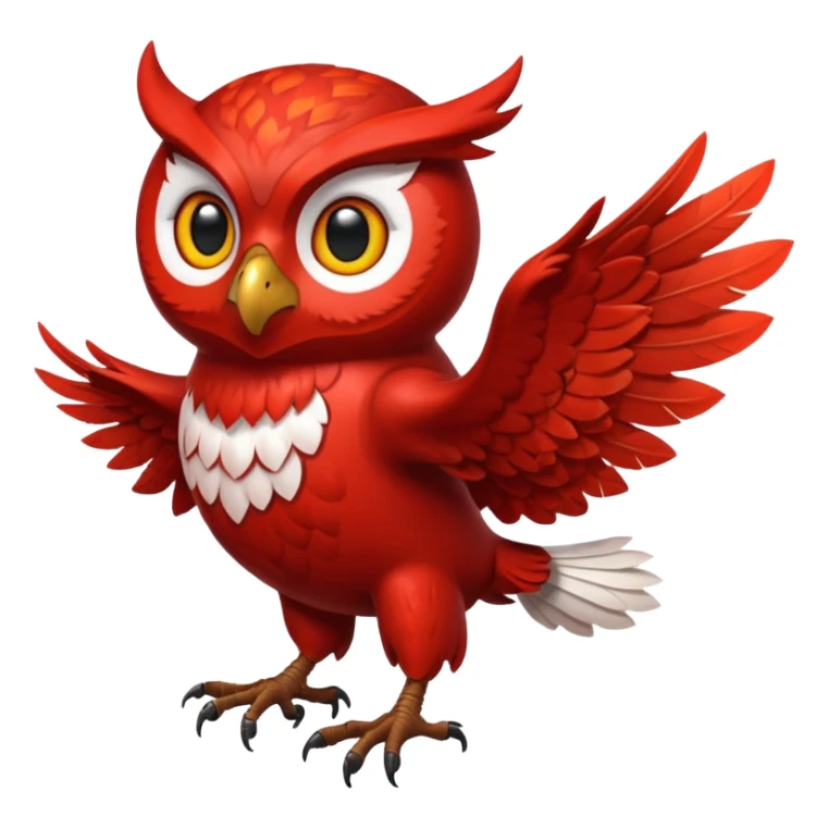 red devil ride on the owl sticker
