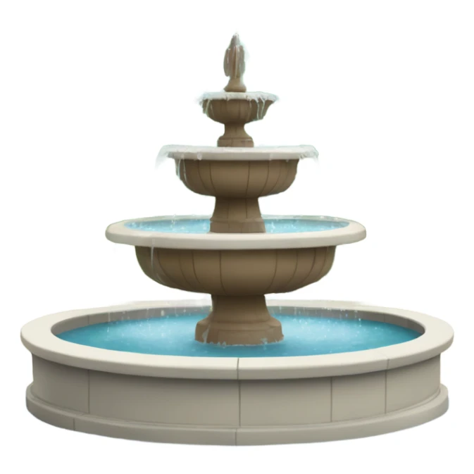 the waters fountain in theme song of friends sticker