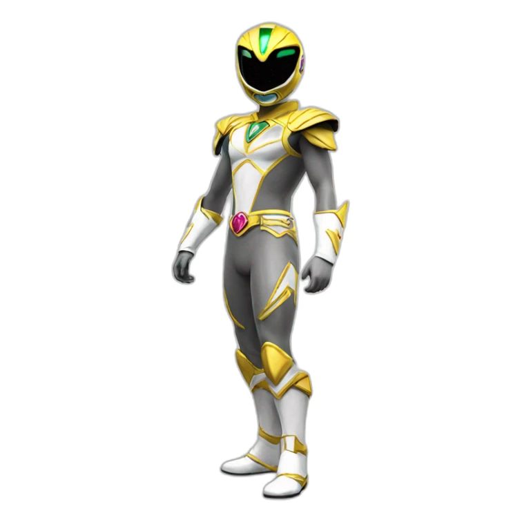 crystal power ranger full body sticker