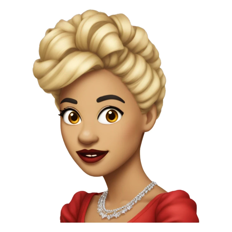 Tessa Francis Netting is an actress, YouTuber, host, and all around geek. She began her professional career donning a tutu onstage in the Original Broadway BLONDE. red lipstick sticker