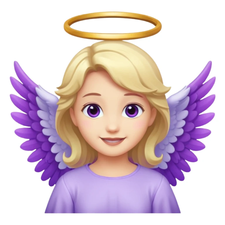 love cupid purple cute no human, an angel sticker