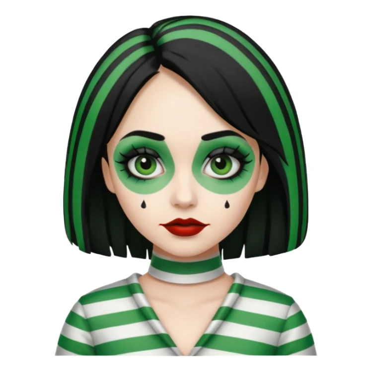 Beatle Juice girl sticker