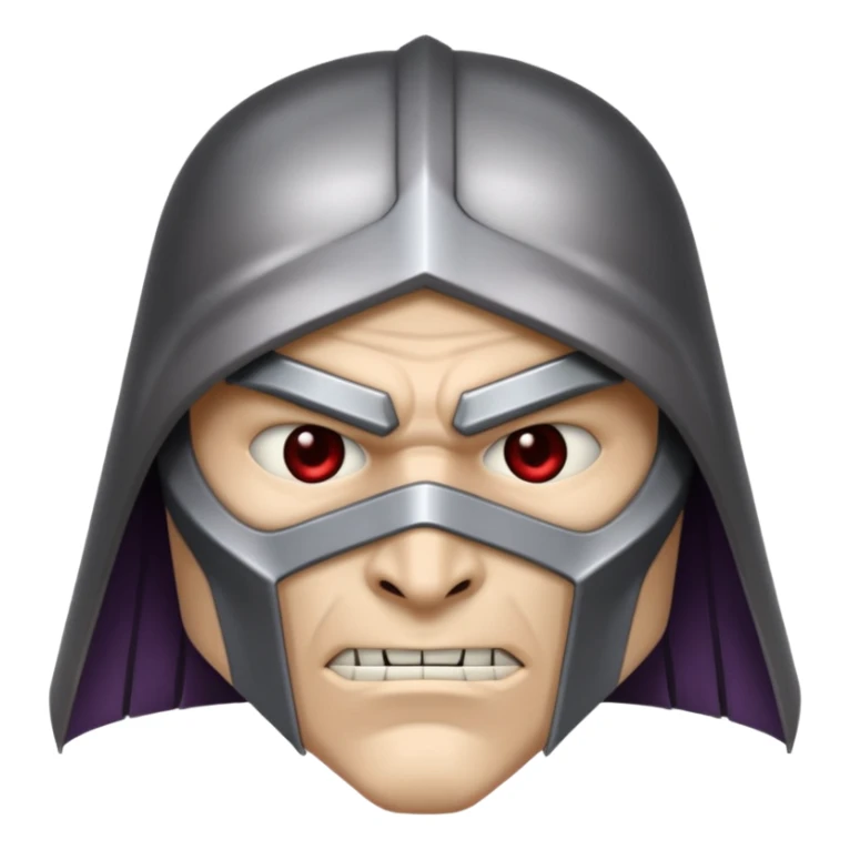 shredder tmnt face sticker