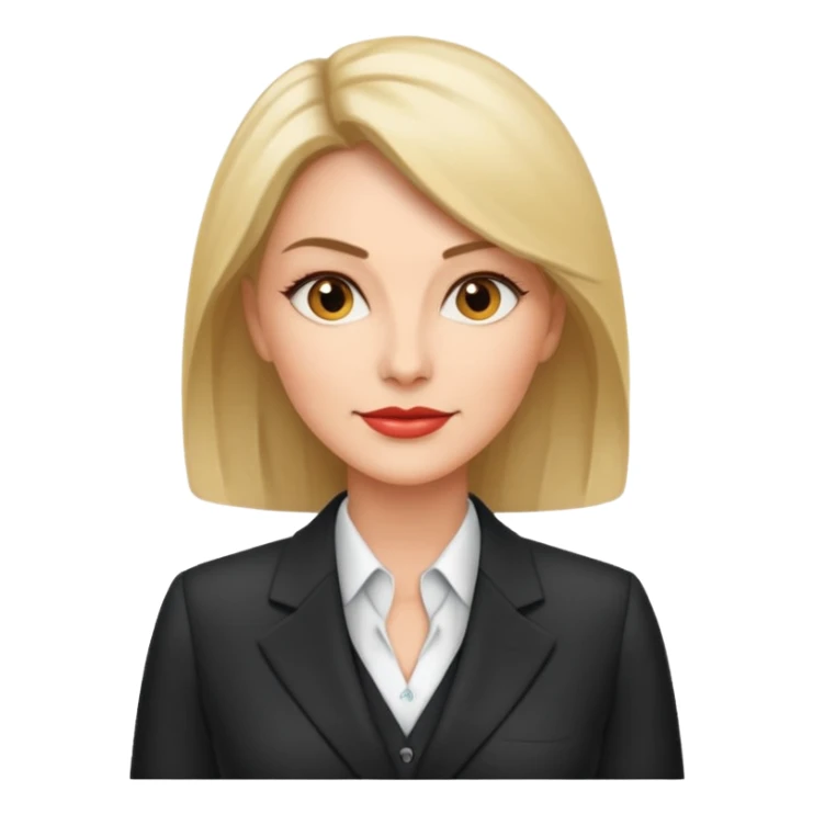 business woman in her forties sticker