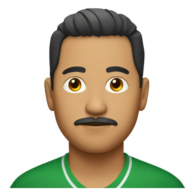 Short and fat Mexican with a low taper fade sticker