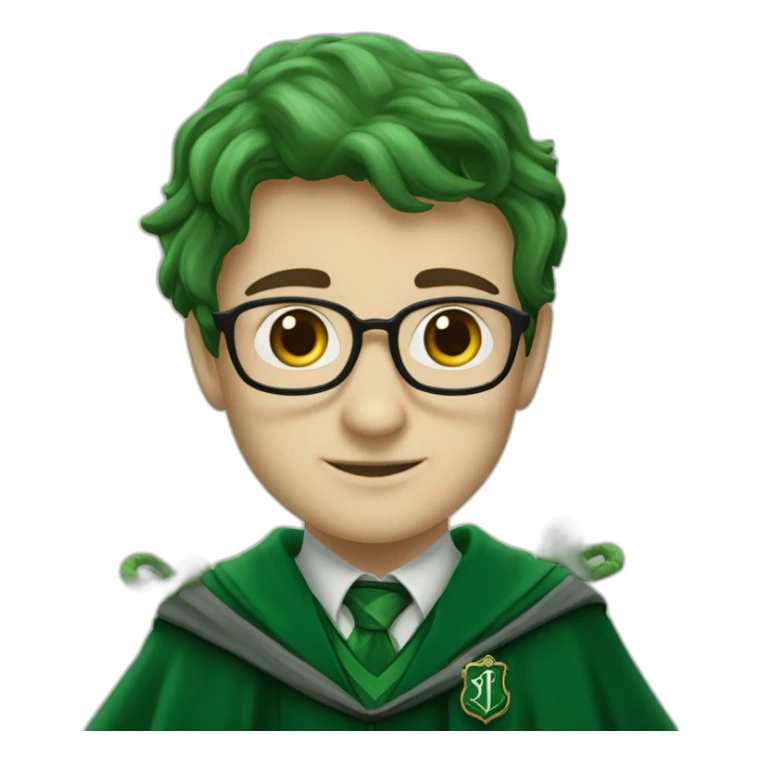 Slytherin from Harry Potter with a Simorgh  sticker