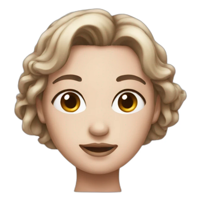 Female chest sticker