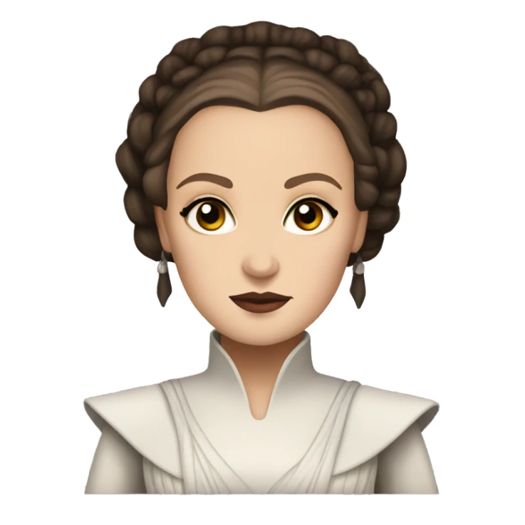 Dark fantasy padme Amidala sticker