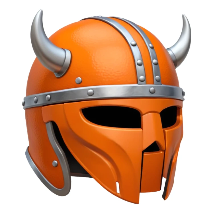 Viking helmet + basketball basketball sticker