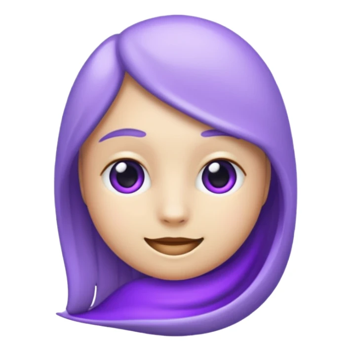 A ted fialovou levanduli emoji sticker