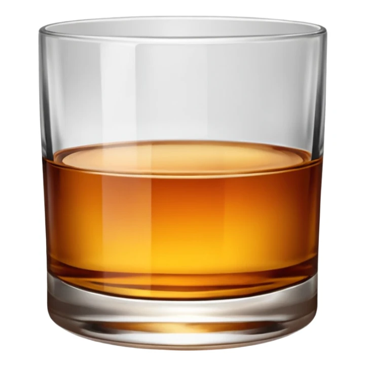 glass of whiskey, no splashes sticker