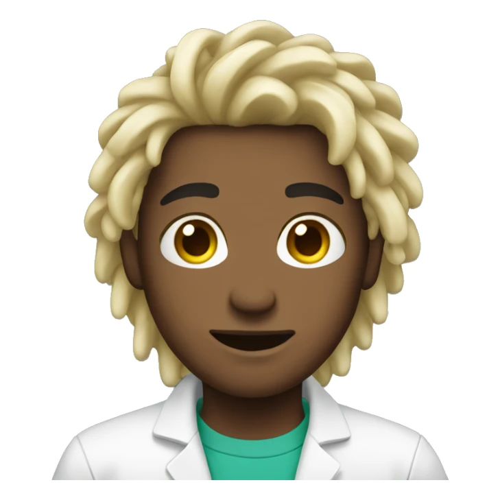 pharmacy boy black hair dreads sticker