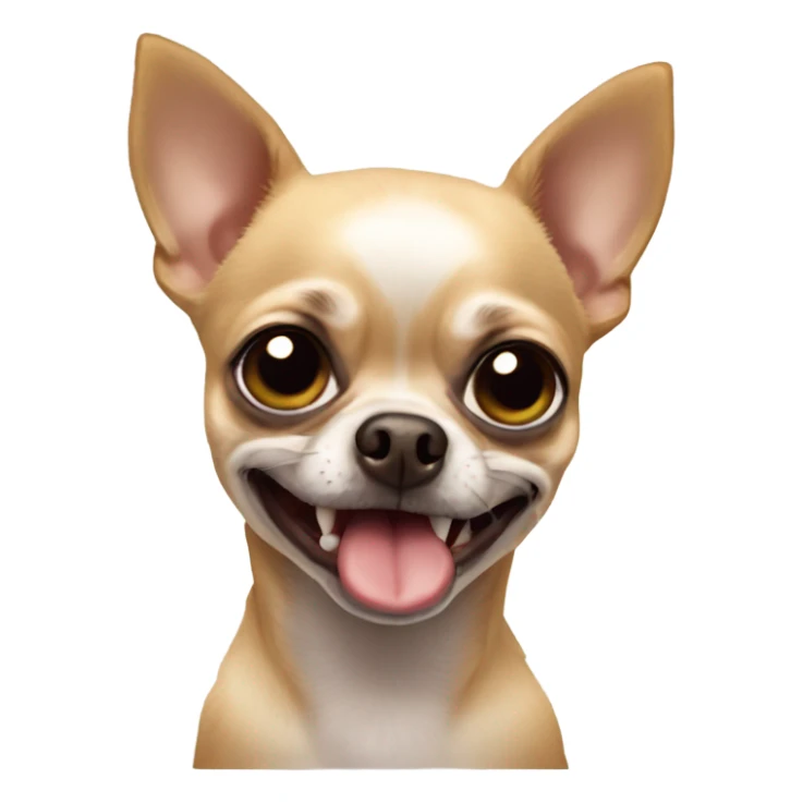 Ugly dirty small chihuahua  sticker