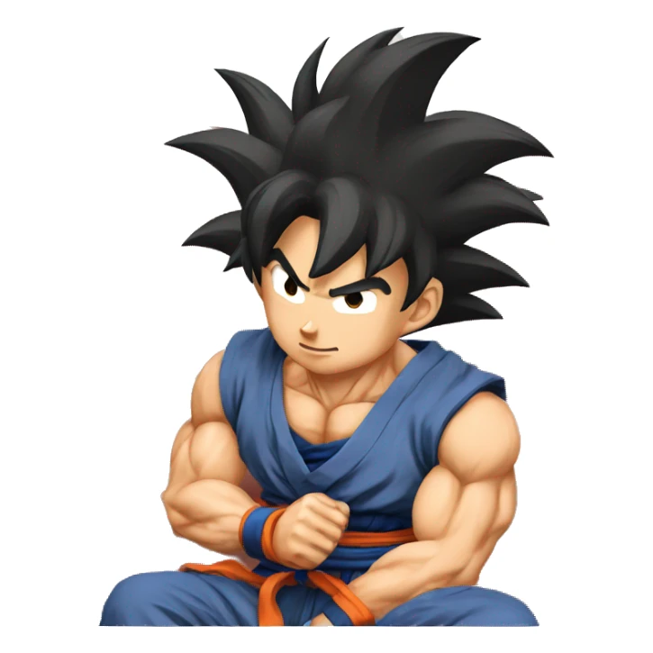 Goku sur un paresseux  sticker