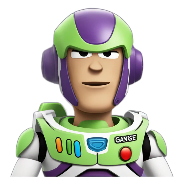 Buzz lightyear, gangster sticker