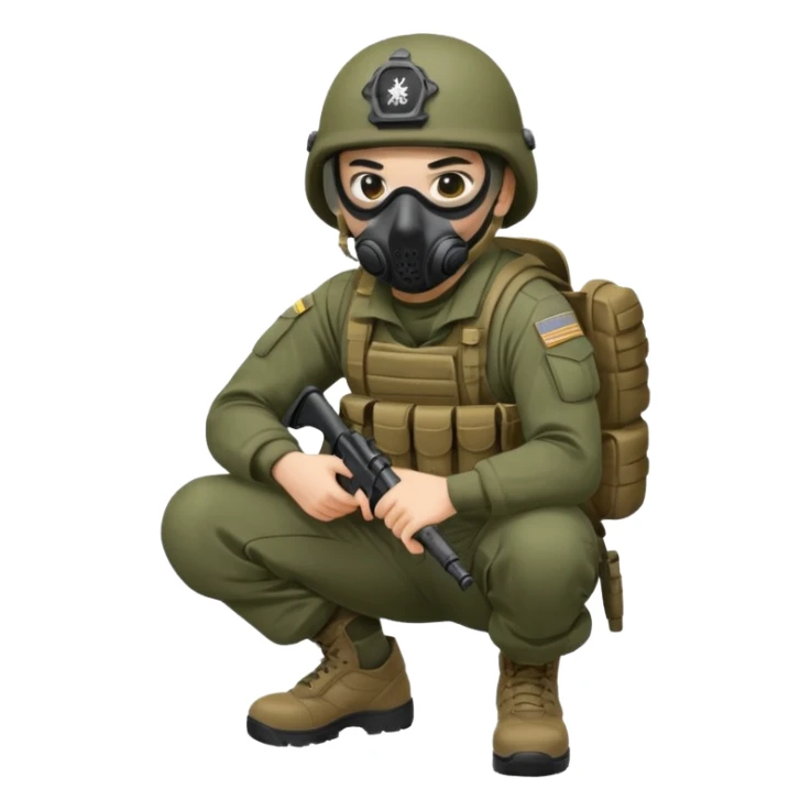 soldier-crouching-with-tactical-mask sticker