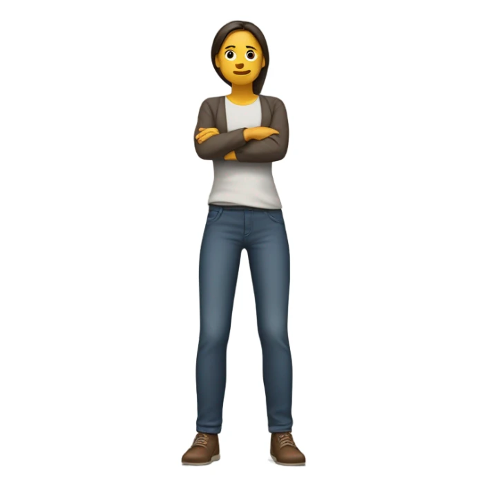  woman shrugs sticker