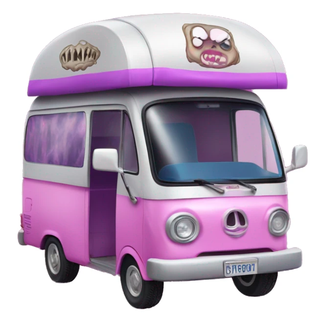 Haunted Barbie dreamCamper tuk tuk  sticker